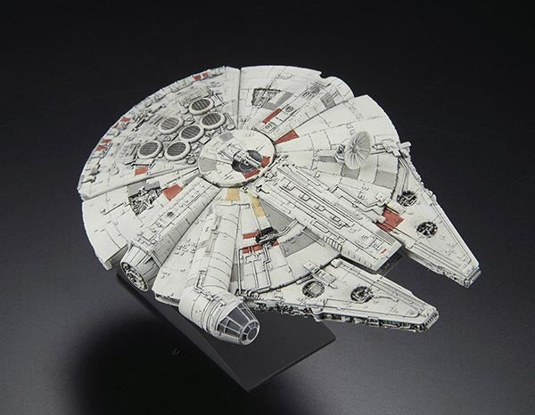 Star Wars Vehicle #006 Millennium Falcon, 1/350 Scale Plastic Model Kit Top View