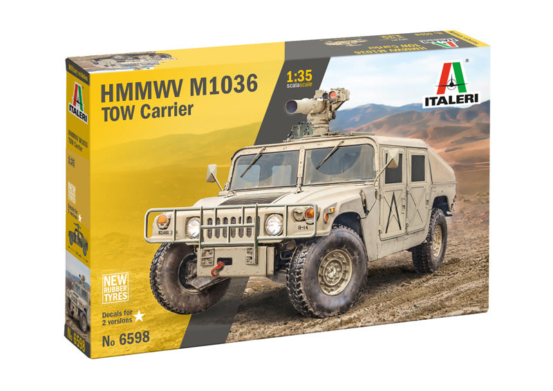 Italeri HMMWV M1036 TOW Carrier 1:35 Scale Plastic Model Kit
