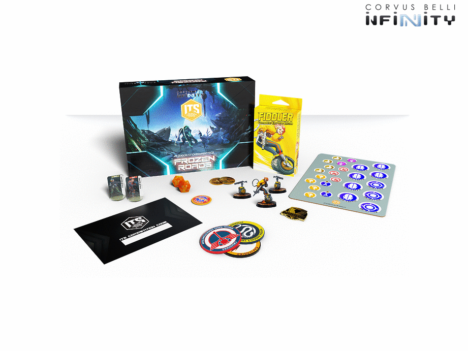 Infinity Tournament System Season 13 “Frozen Roads” Tournament Pack Contents
