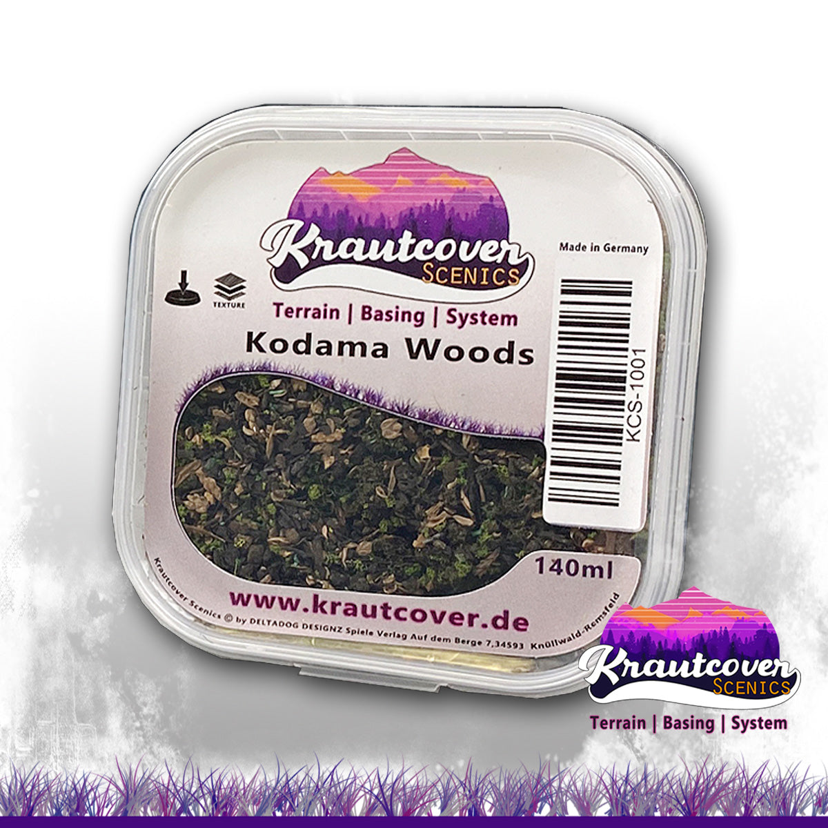 Krautcover Scenics Kodama Woods 140ml Resealable Tub Packaging