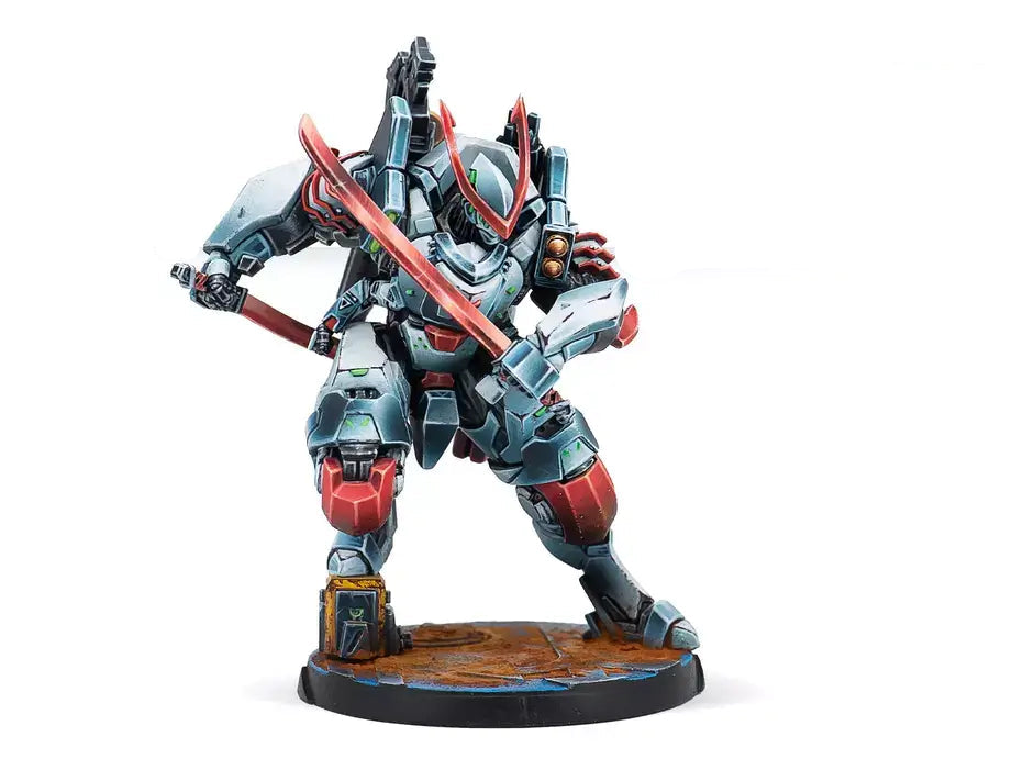 Corvus Belli Infinity JSA Mechazoid Sokorentai assembled plastic miniature