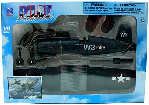 Packaging of New Ray F4U Corsair pre-painted model kit