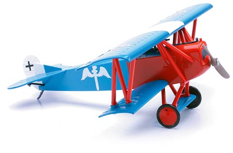 Side view of New Ray Fokker D.VII Pre-painted Model Kit