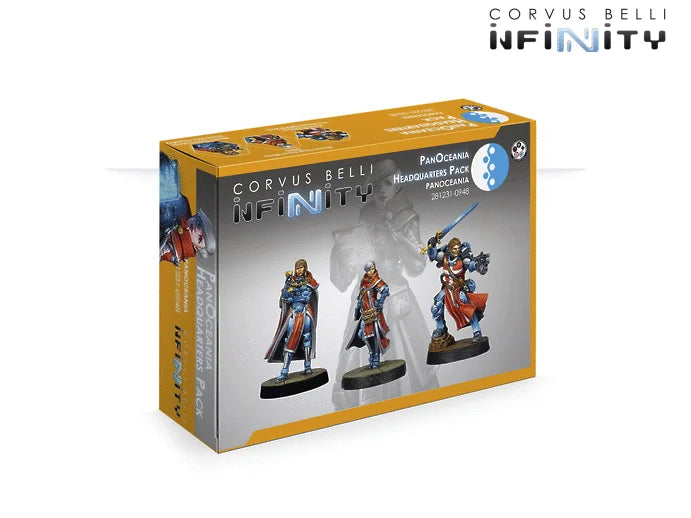 Infinity PanOceania Headquarters Pack Miniature Game Figures Box