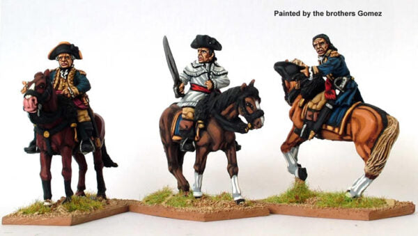 Perry Miniatures American War of Independence American Mounted Infantry Officers 28mm Metal Figures