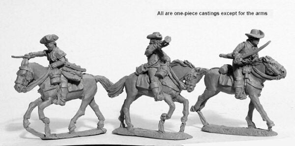 Perry Miniatures American War of Independence Mounted American Militia Command 28mm Metal Figures