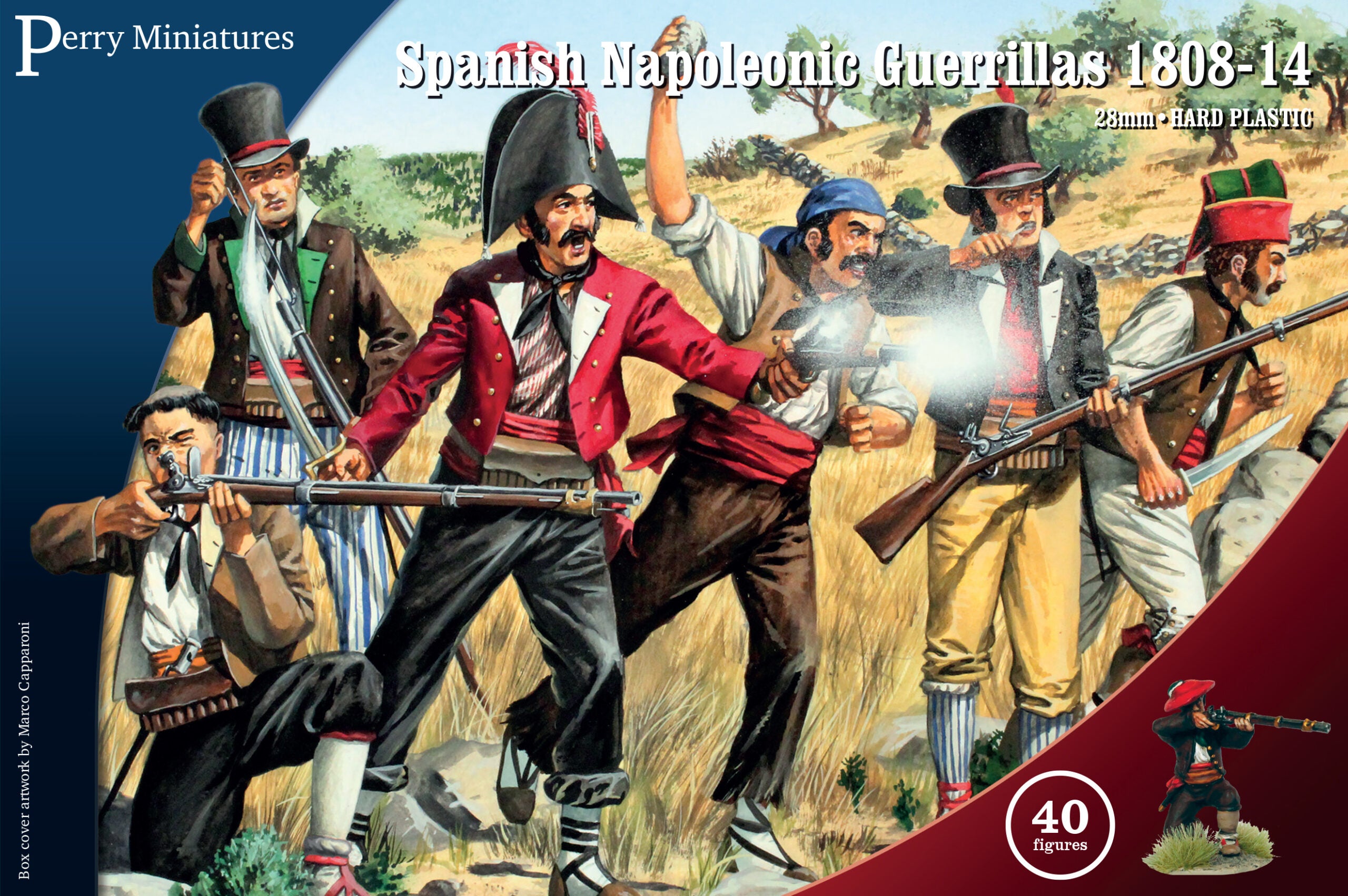 Perry Miniatures Spanish Napoleonic Guerrillas 1808-1814 28mm Box Art