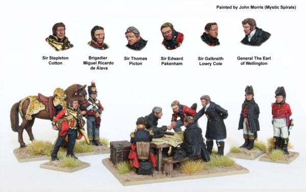 Perry Miniatures Wellington And Staff Peninsular War 28mm Metal Figures