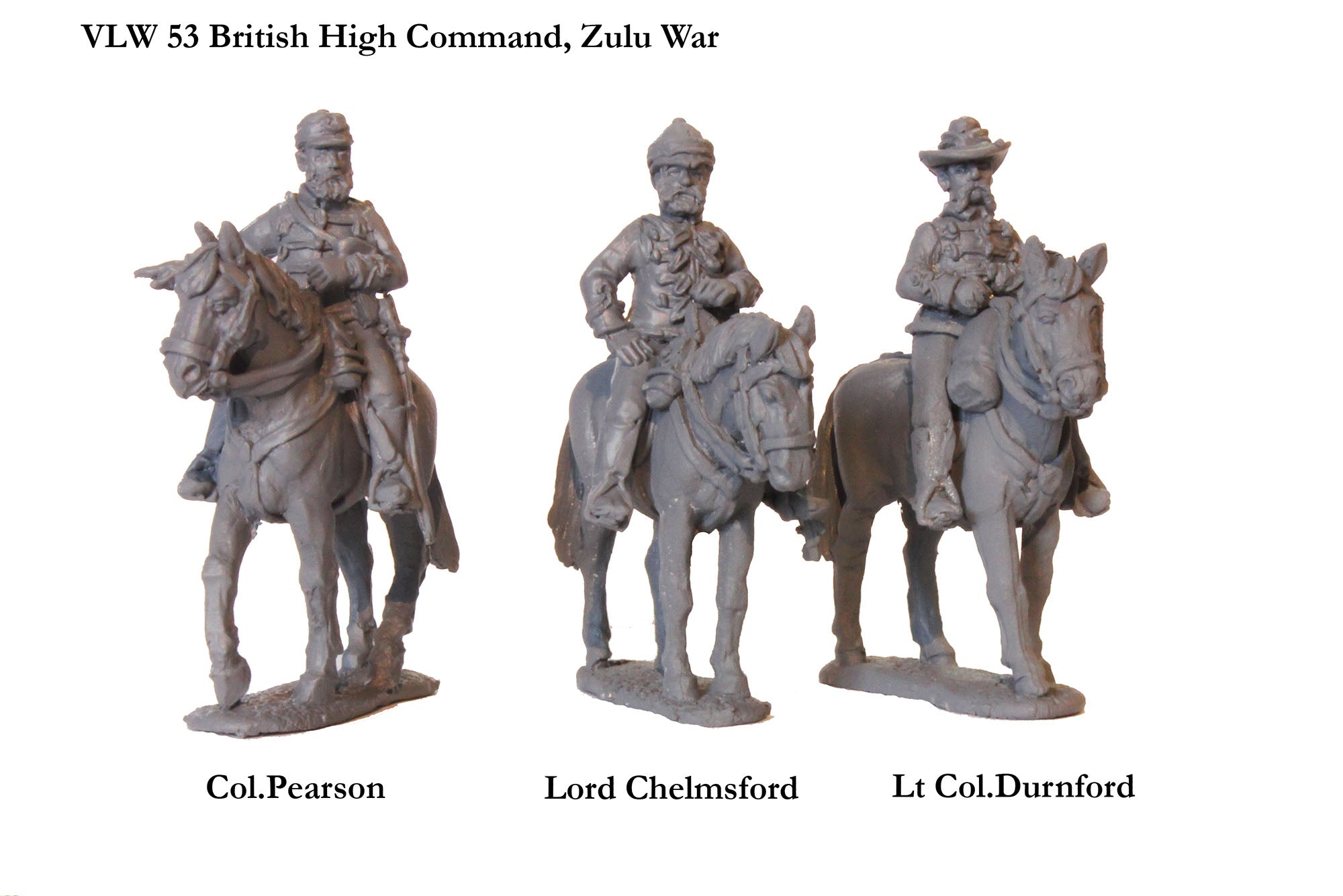 Perry Miniatures Zulu War British High Command 28mm metal miniatures unpainted