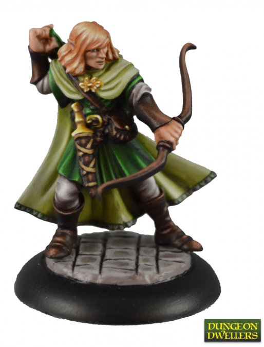 Reaper Miniatures Lanaerel Grayleaf Elf Ranger 28mm scale plastic fantasy miniature