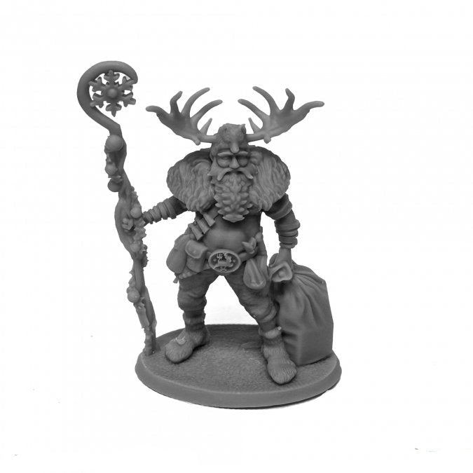 Reaper Miniatures St. Nicholas the Mighty 28mm unpainted plastic figure front view