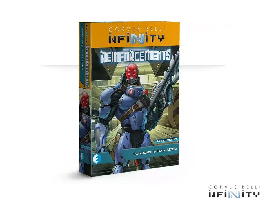 Corvus Belli Infinity Reinforcements PanOceania Pack Alpha box packaging.