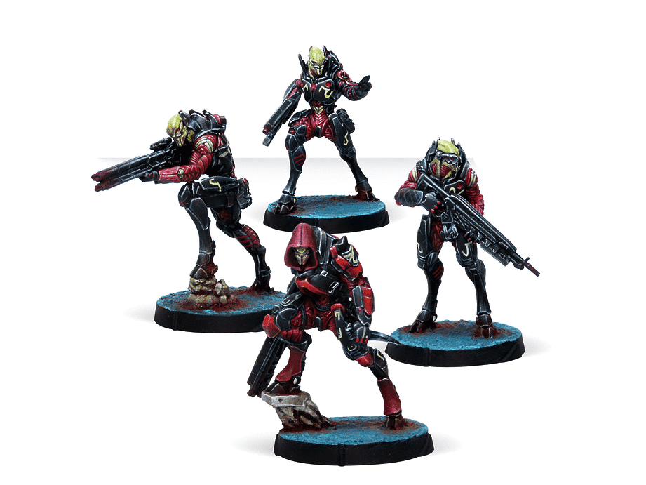Infinity Combined Army Shasvastii Nox Troops Miniature Game Figures