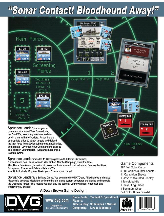 Spruance Leader: The Cold War Fleet Combat Solitaire Strategy Game