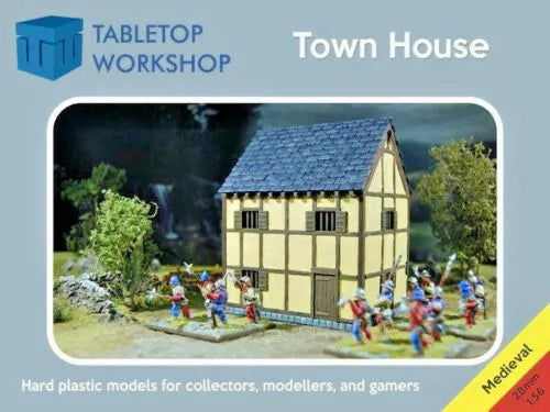 Tabletop Workshop Town House (Medieval Collection) 28 mm scale terrain building