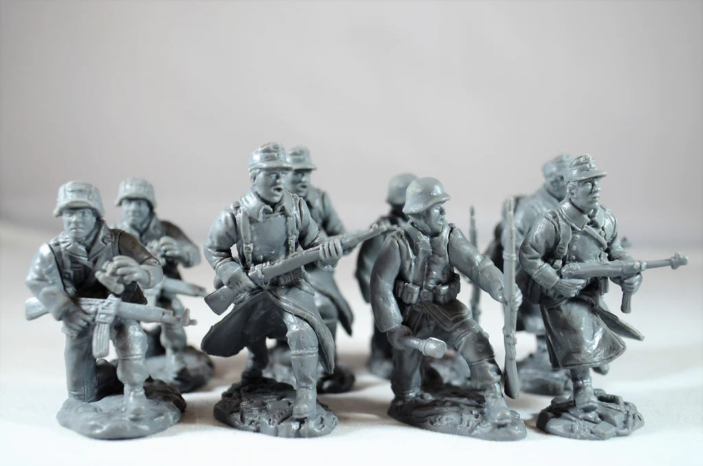 Toy Soldiers of San Diego (TSSD) WWII German Infantry Add-On Set 54 mm / 1:32 plastic toy soldiers