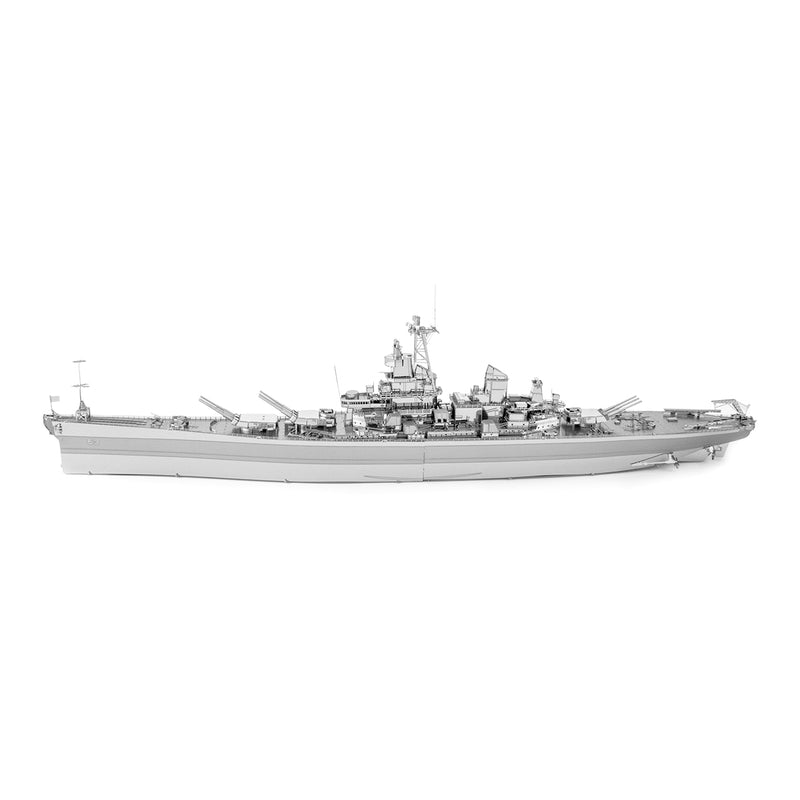 USS Missouri BB-63 Metal Earth Iconx Model Kit Port Side View