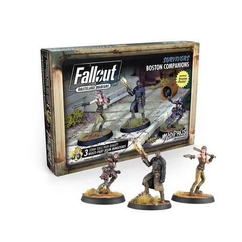 Fallout Wasteland Warfare Survivors Boston Companions Miniature Figures Kit