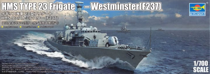 HMS Westminster F237 Type 23 Frigate, 1:700 Scale Model Kit