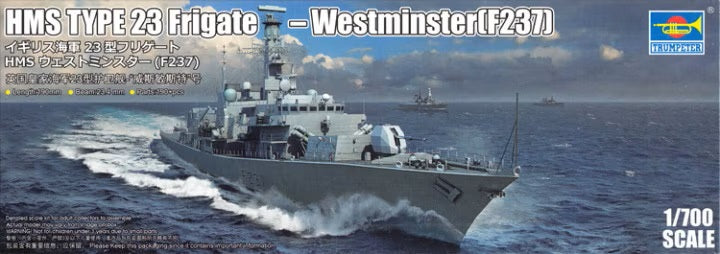 HMS Westminster F237 Type 23 Frigate, 1:700 Scale Model Kit