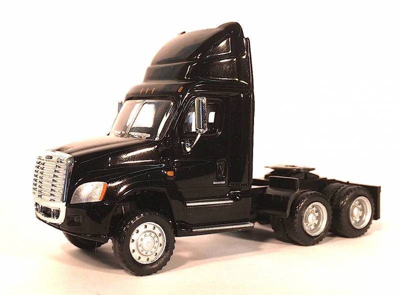 Freightliner Cascadia Day Cab Black 1:87 (HO) Scale Model Promotex