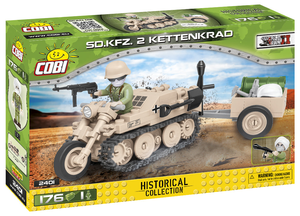 Sd.Kfz 2 Kettenkrad , 176 Piece Block Kit