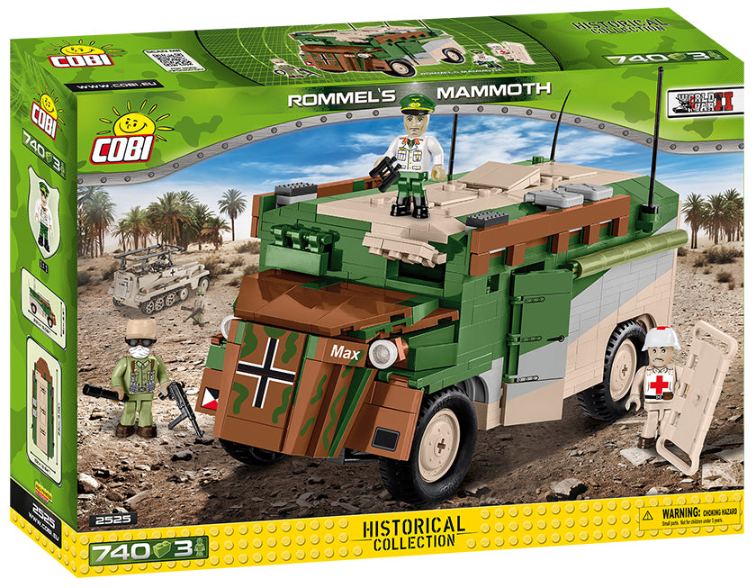 Rommel’s Mammut, 735 Piece Block Kit By Cobi