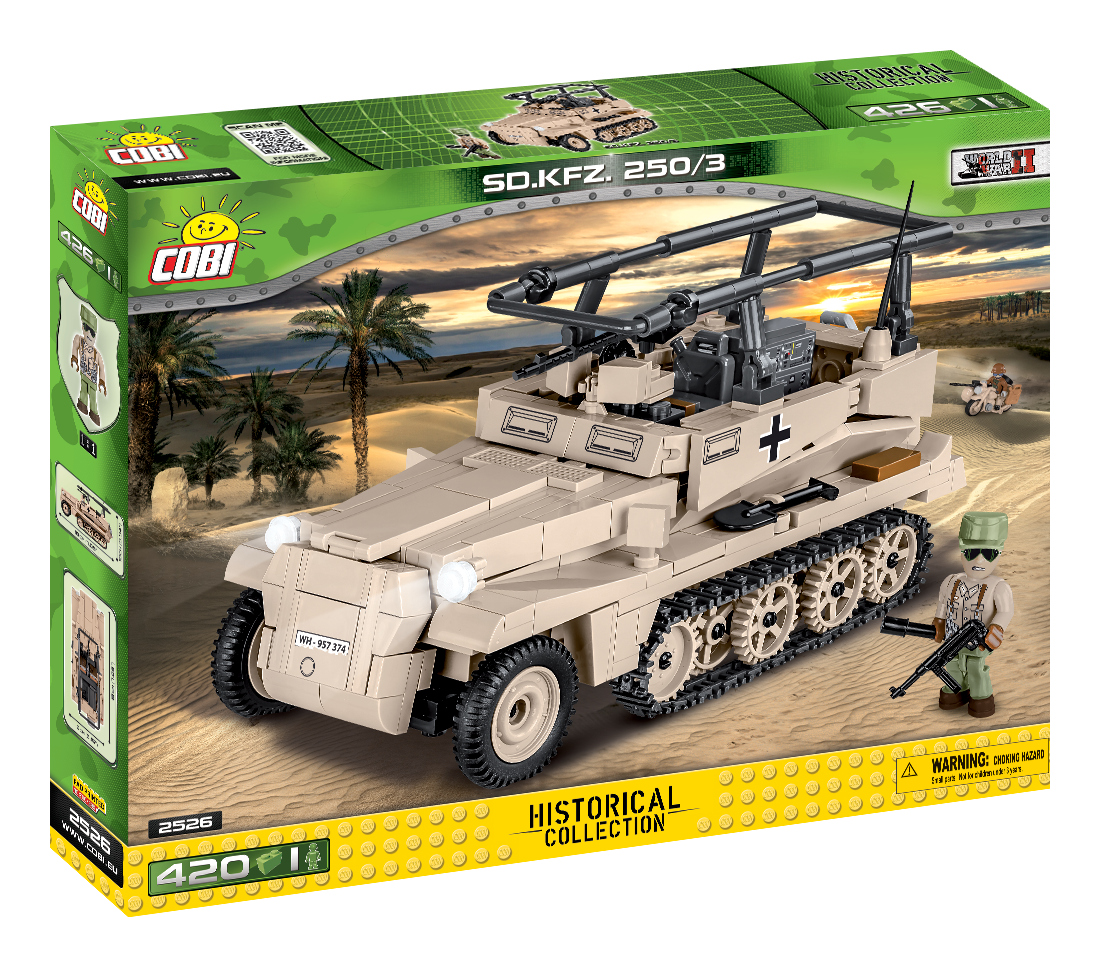 Sd.Kfz 250/3 Command Halftrack, 426 Piece Block Kit By Cobi