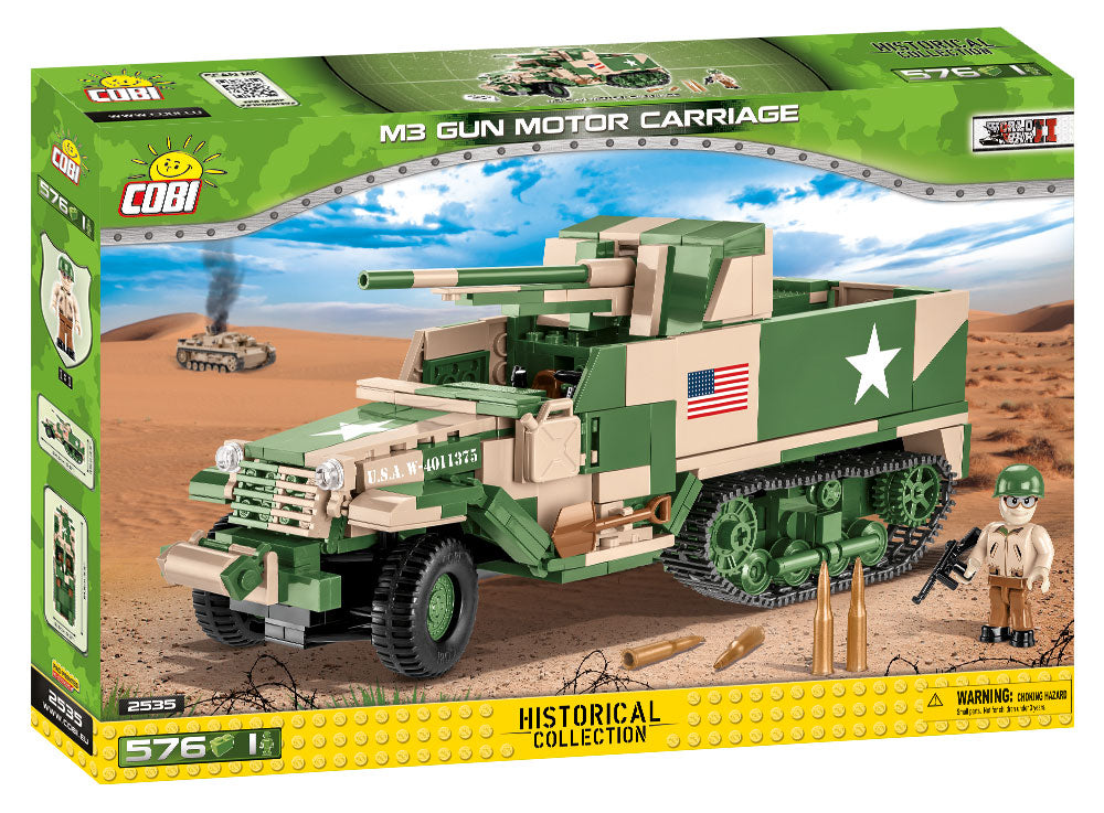 Cobi M3 Gun Motor Carriage 576パーツ Cobi | M3 Gun Motor Carriage 576 Piece Block Kit | Bellford