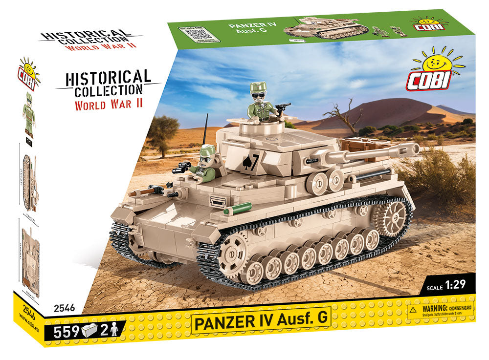 Cobi | Panzer IV Ausf. G, 559 Piece Block Kit | Bellford Toys And