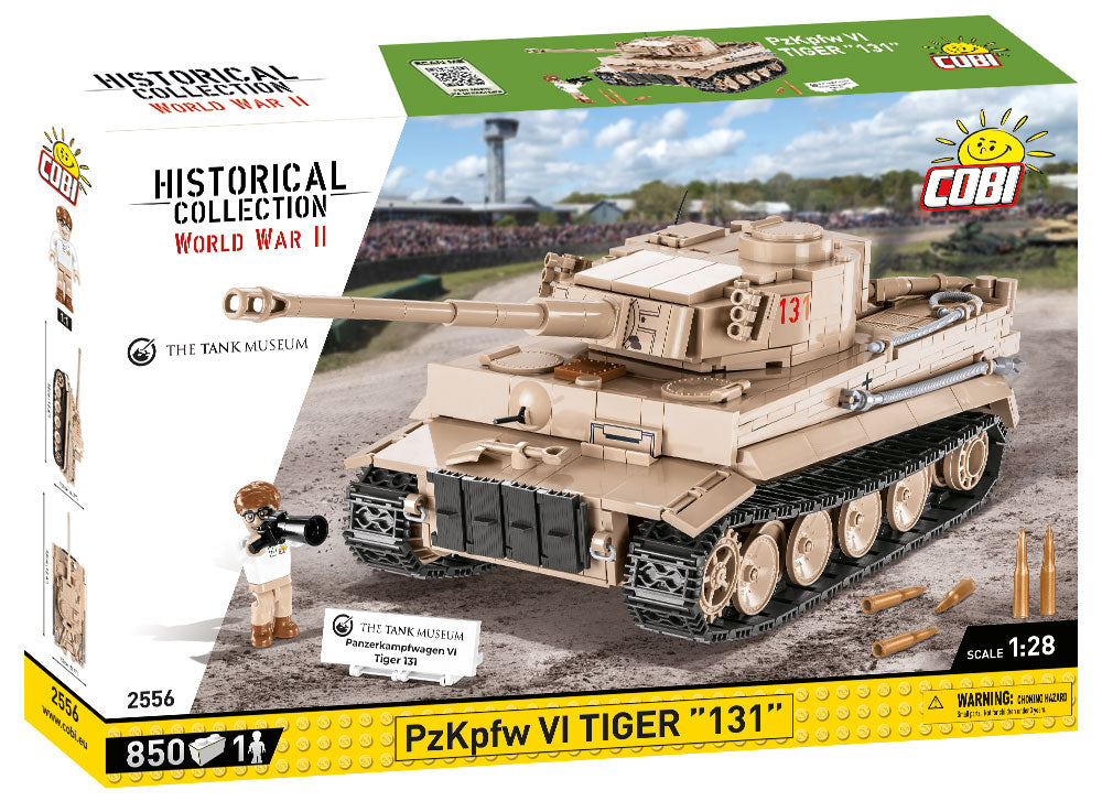 Panzer VI Tiger “131” Tank, 850 Piece Block Kit