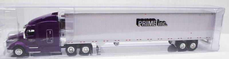 Peterbilt 579 Sleeper Cab (Purple) 53’ Refrigerated Van Prime Inc, 1:87 (HO) Scale Model