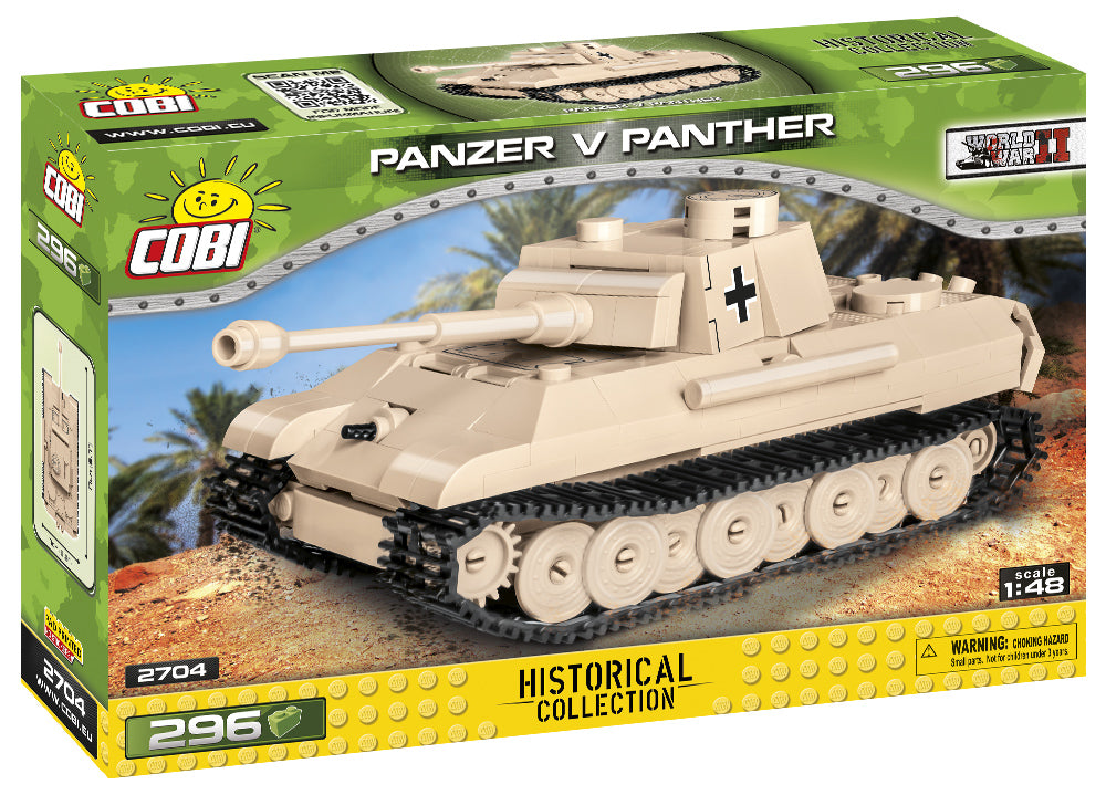 Panzer V Panther Tank, 296 Piece Block Kit