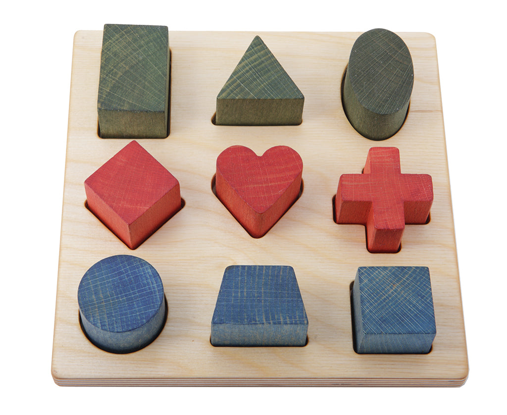 Wooden Story Rainbow Shape Puzzle Board