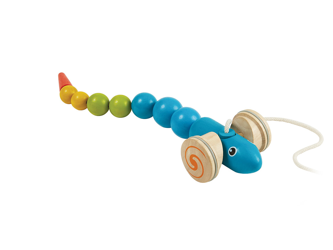 Pull-Along Snake By Plan Toys