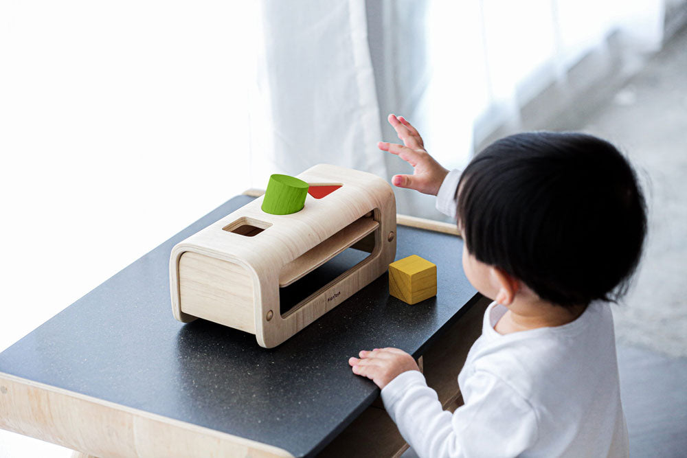 Shape & Sort Wooden Blocks At PLay