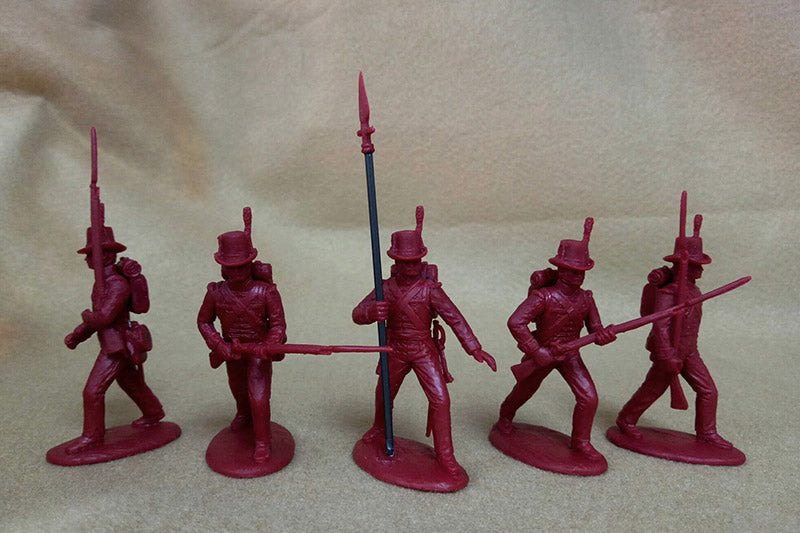 War Of 1812 British Royal Marines 1803 - 1815, 54 mm (1/32) Scale Plastic Figures Detail