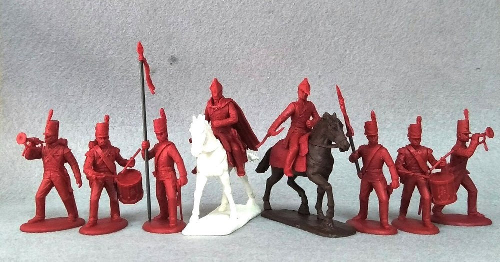 Napoleonic Wars British Line Infantry Command 1803 – 1815, 54 mm (1/32) Scale Plastic Figures
