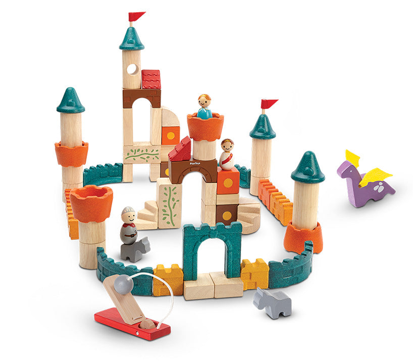 Fantasy Wooden Blocks By Plan Toys