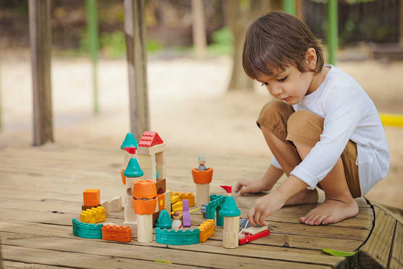 Fantasy Wooden Blocks By Plan Toys