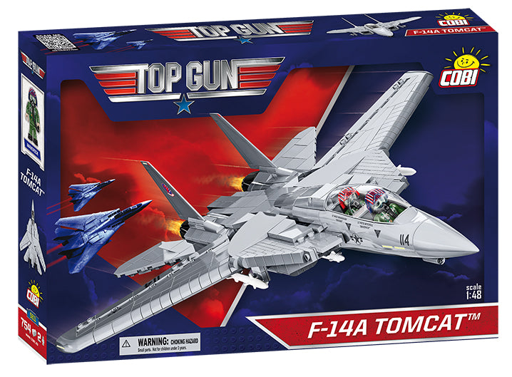 Top Gun Maverick Grumman F-14A Tomcat 754 Piece Block Kit