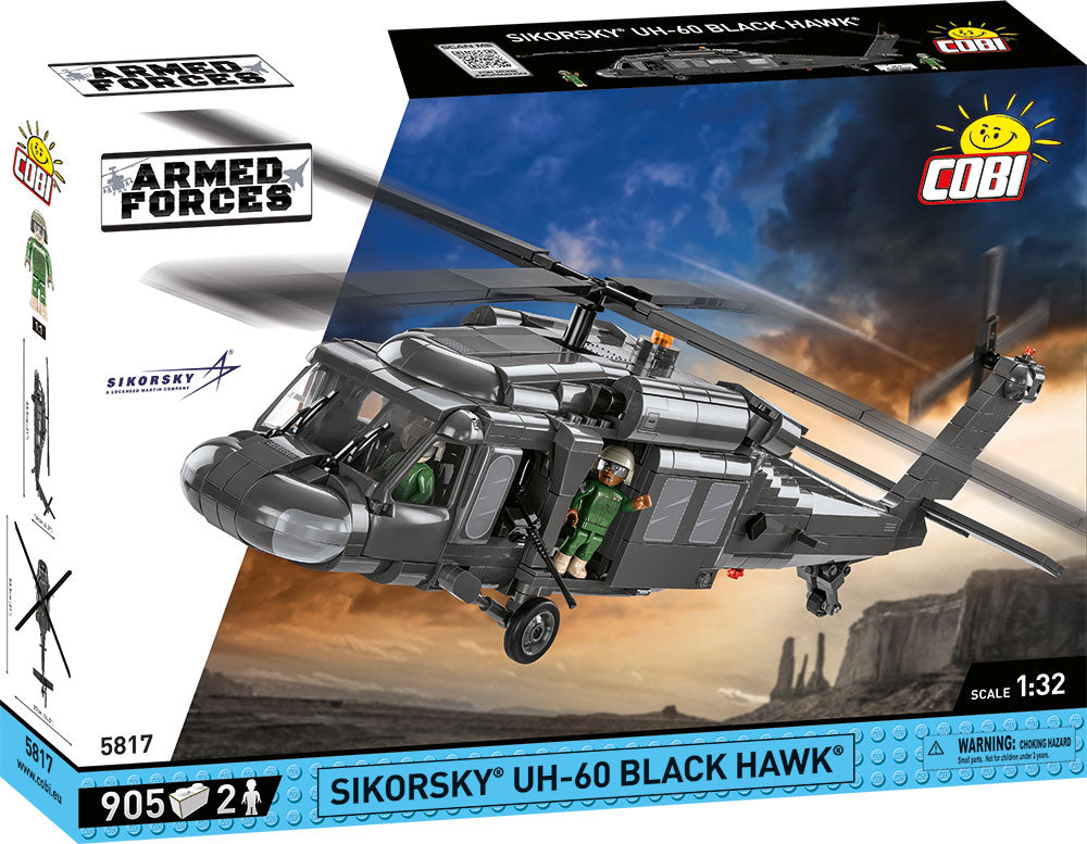 Sikorsky UH-60 Black Hawk Helicopter 905 Piece Block Kit