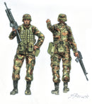 U.S. Infantry 1990’s 1/72 Scale Plastic Figures Detailed Illustration