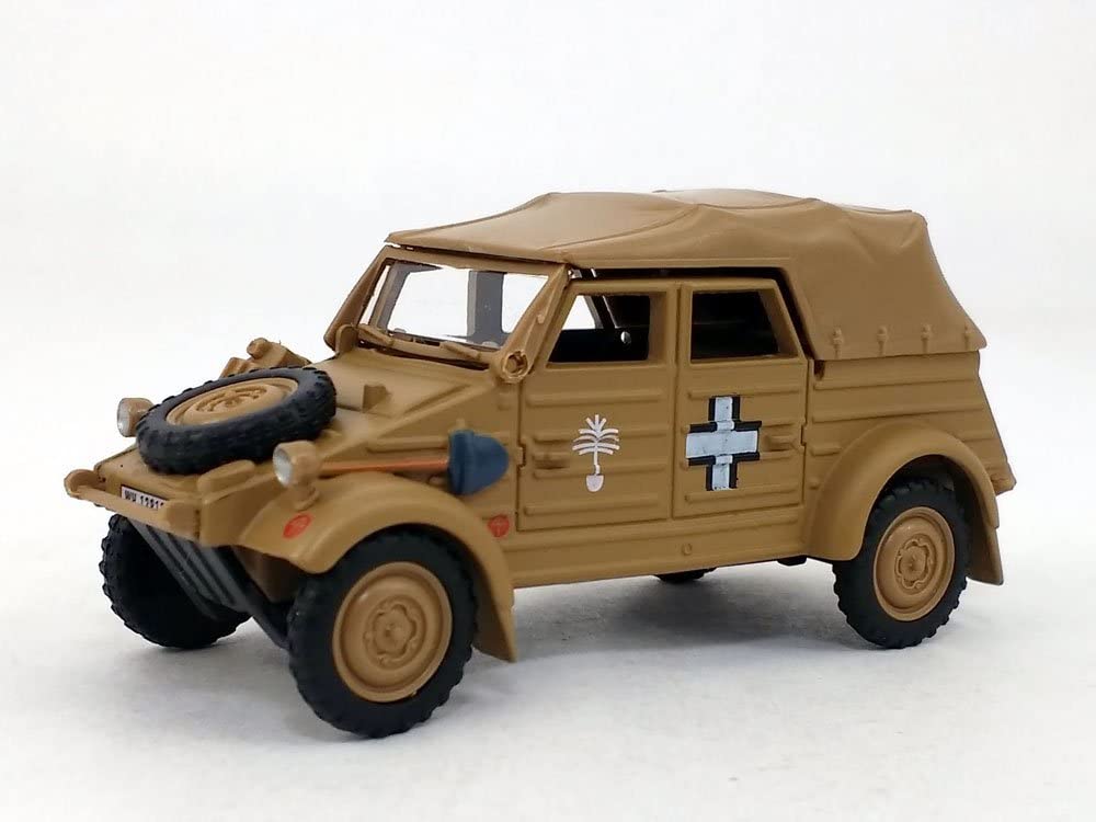 Volkswagen Kübelwagen K Type 82 Soft-Top (Tan) 1:43 Scale Model Left Front View