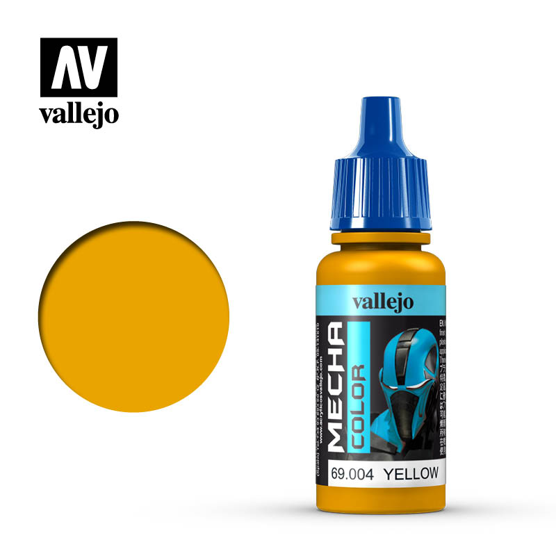 Mecha Color Yellow Acrylic Paint, 17 ml Bottle