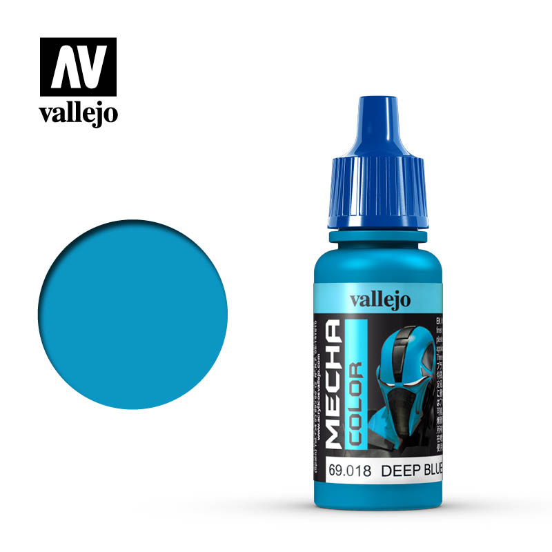 Mecha Color Deep Blue Acrylic Paint, 17 ml Bottle