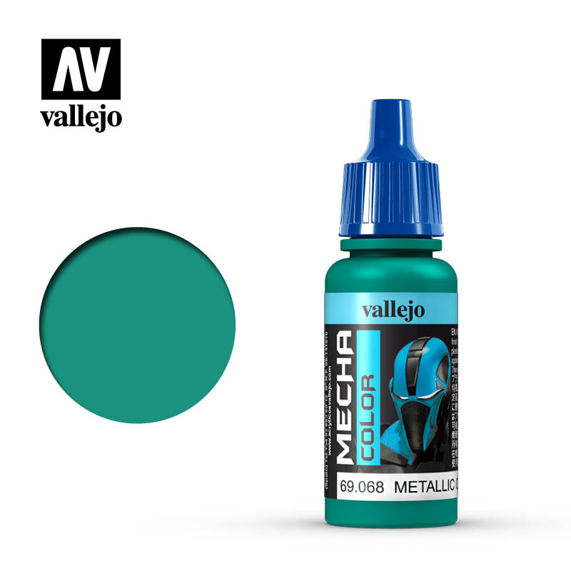 Mecha Color Metallic Green Acrylic Paint, 17 ml Bottle By Acrylicos Vallejo