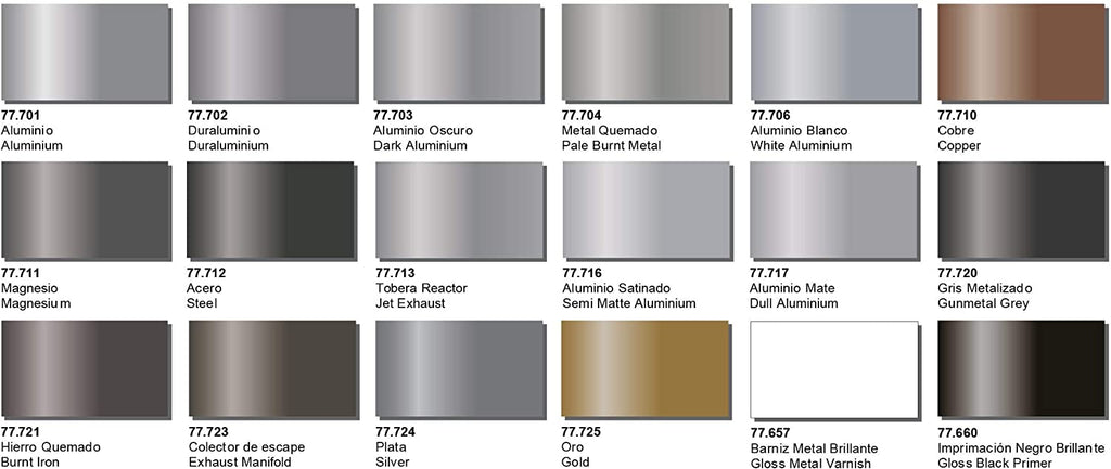 Vallejo Metal Color Gunmetal Grey