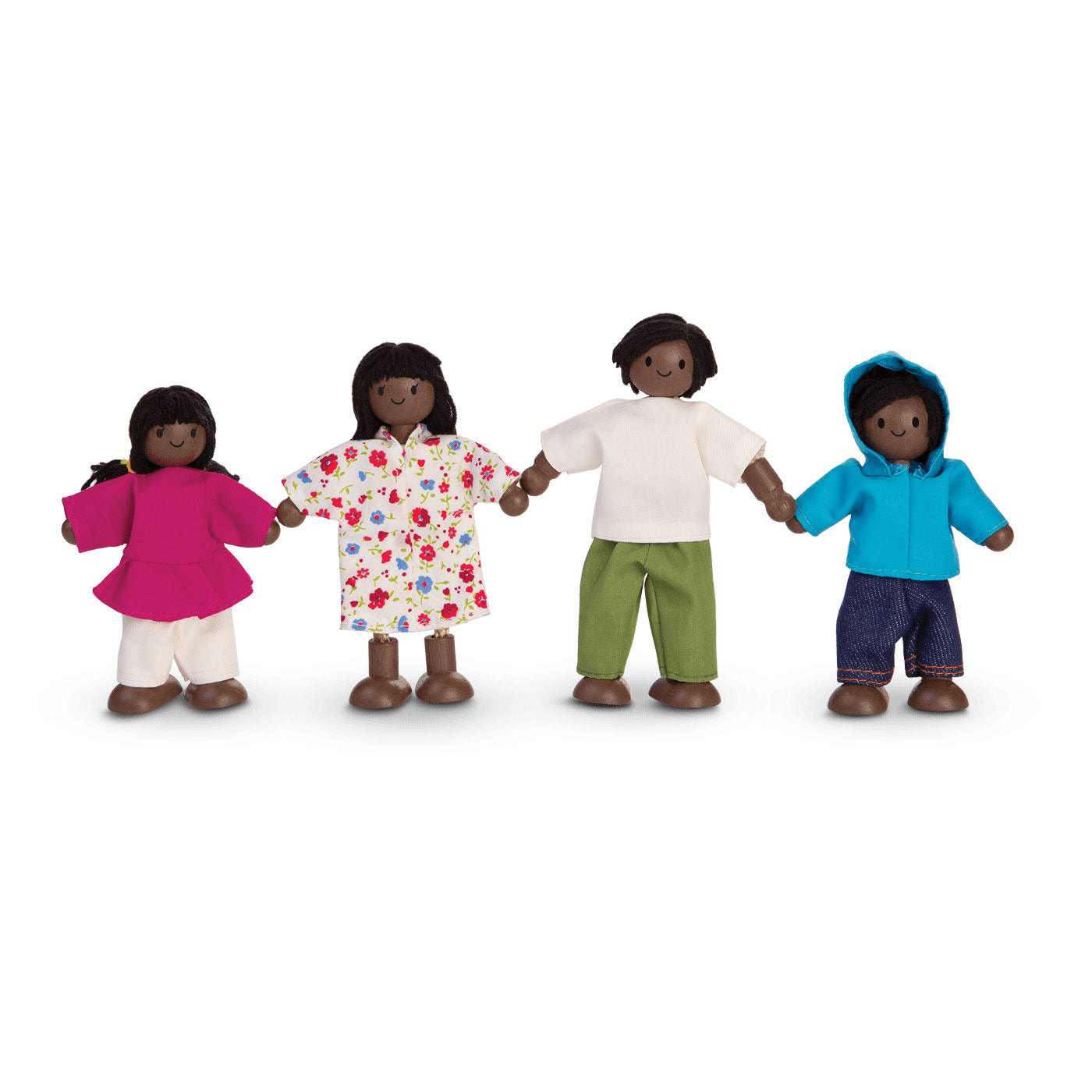 Plan Toys Doll Family (Dark Skin Tone)