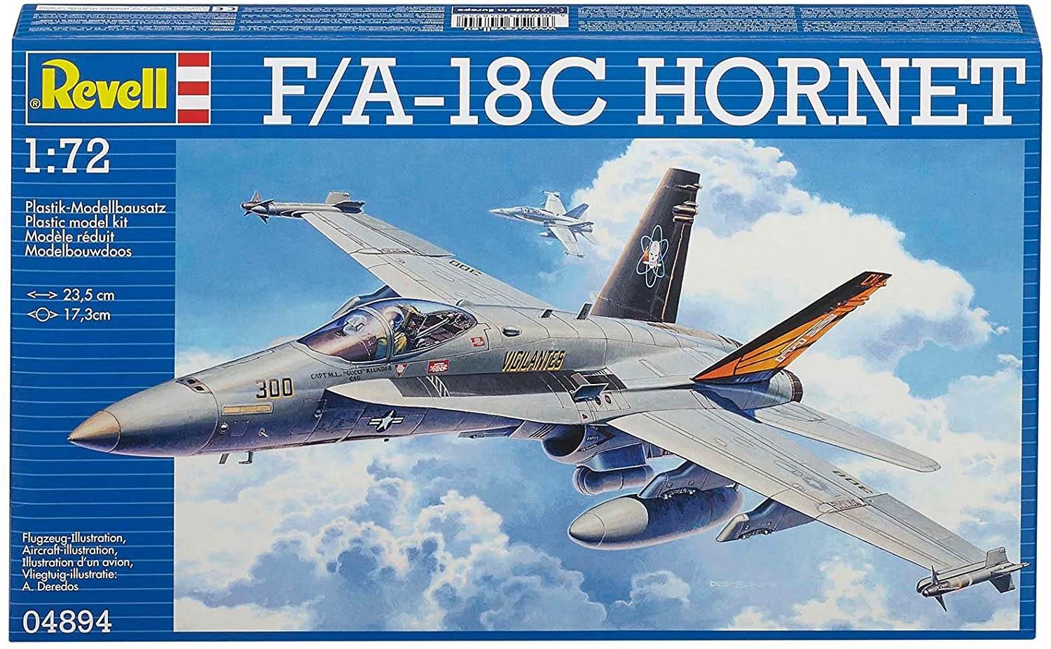 Boeing F-18C Hornet 1:72 Scale Model Kit